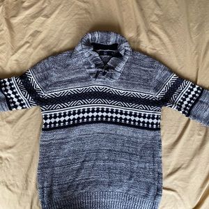 Woven sweater